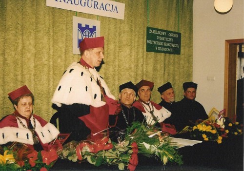 Rektor Politechniki Krakowskiej prof. dr hab. Kazimierz Flaga